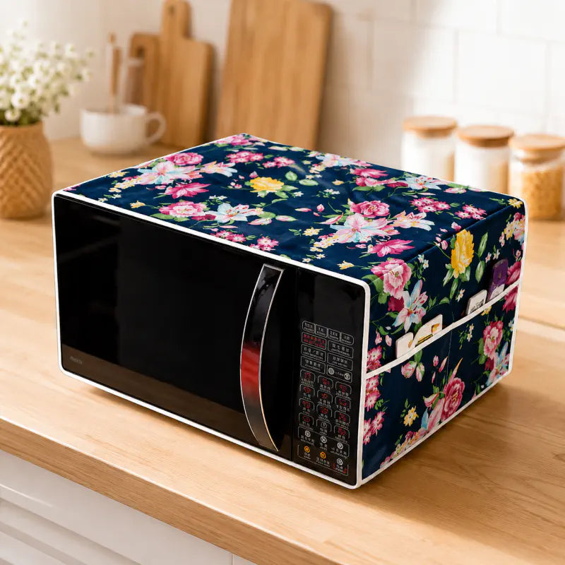 Premium Floral Oven Cover