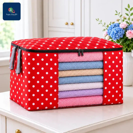 Premium Ball Printed Quilt Storage Front-Window Transfer Storage Blanket Bag